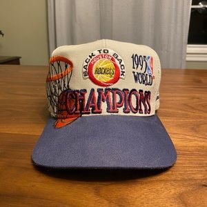 Vintage Rockets NBA Finals Champions Hat